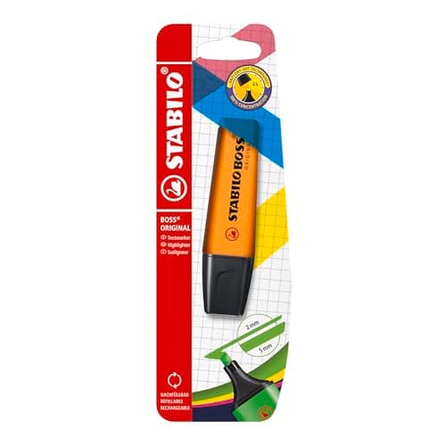 Image of STABILO BOSS ORIGINAL - Highlighter - Pack of 1 - Orange