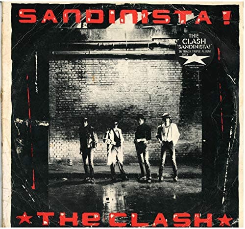 Image of THE CLASH sandinista, 3 x lp, lyric insert, FSLN 1