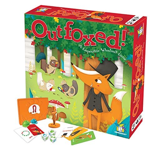 Image of Gamewright | Outfoxed! Game | Board Game | Ages 5+ | 2-4 Players | 20 Minutes Playing Time