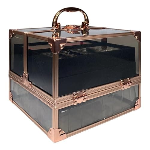 Image of Technic Beauty Case Black & Rose Gold Filled Case