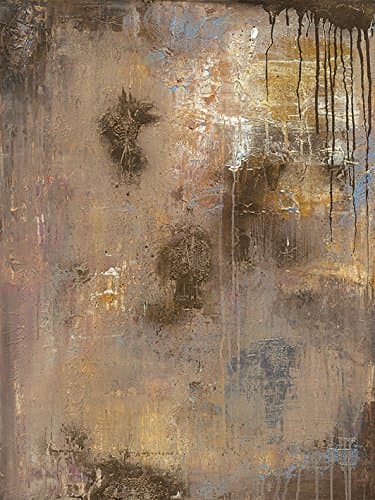 Image of Soozy Barker "Gold Reflections Canvas Print, Multi-Colour, 60 x 80 cm