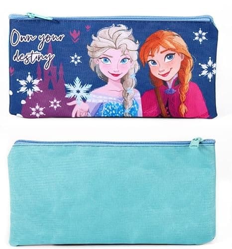 Image of TDL Disney Frozen Elsa and Anna Flat Pencil Case
