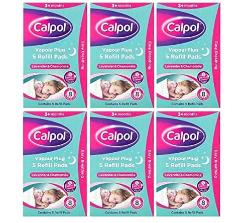 Image of SIX PACKS of Calpol Vapour Plug In Refills 5 Refills