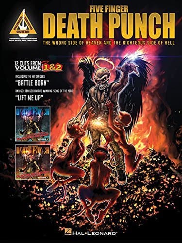 Image of Five Finger Death Punch Wrong Side Heaven Righteous Hell Gtr Tab Bk (Guitar Recorded Versions) by Hal Leonard Publishing Corporation (Creator) (20-Oct-2014) Paperback