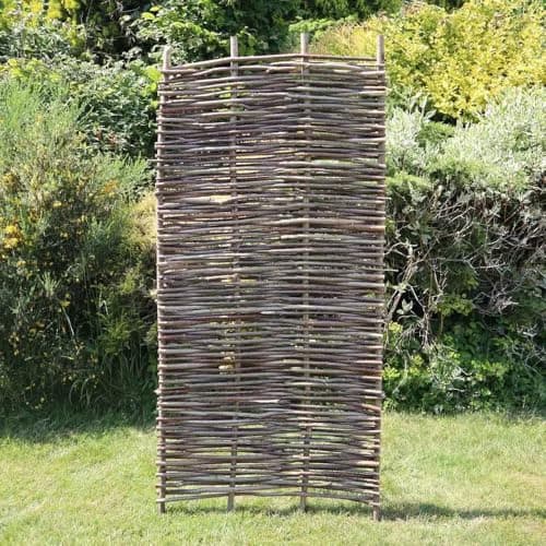 Image of W0.9-1.82m x H0.6-1.82m Hazel Hurdle Fence Panel Premium Weave | 8 Sizes (W0.9m x H1.82m, 1)
