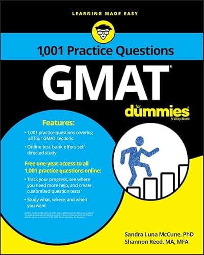 Image of GMAT: 1,001 Practice Questions For Dummies (For Dummies (Career/Education))