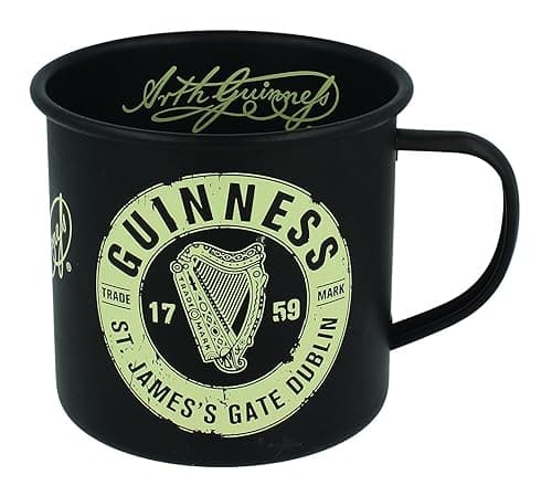 Image of Shamrock Gift Company - Guinness - Black Label Enamel Mug