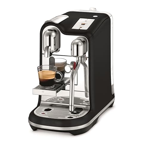 Image of Nespresso Creatista Pro Automatic Pod Coffee Machine with milk frother wand for Espresso, Cappuccino & Flat White by Sage in Black Truffle